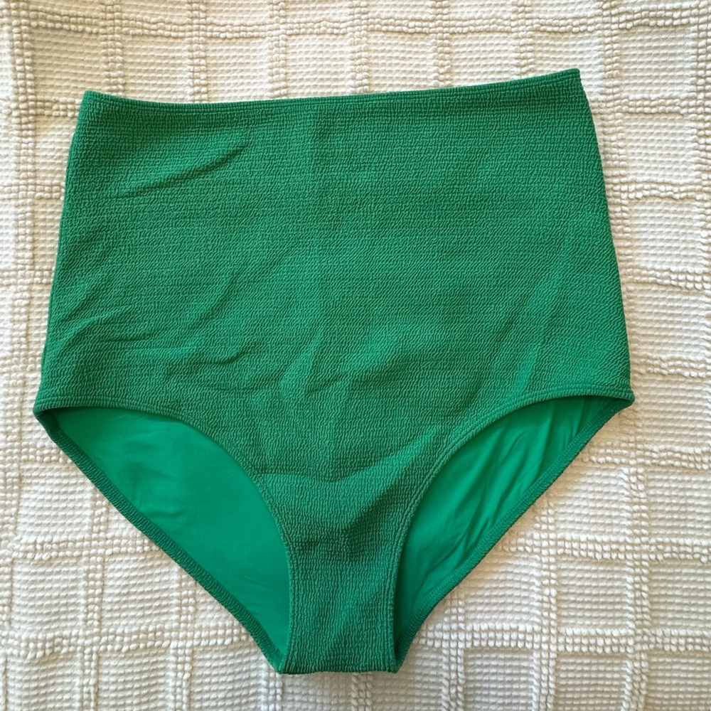 SAINT SOMEBODY Sky High Textured Bikini Bottom - Picture 5 of 5